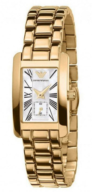 AAA 1:1 Replica Emporio-Armani Ladies Watches White Dial Quartz 25MM AR0175 Watch