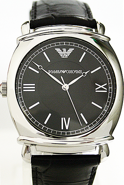AAA 1:1 Replica Emporio-Armani-Classic Mens Watches Black Dial Quartz 40MM AR0263 Watch