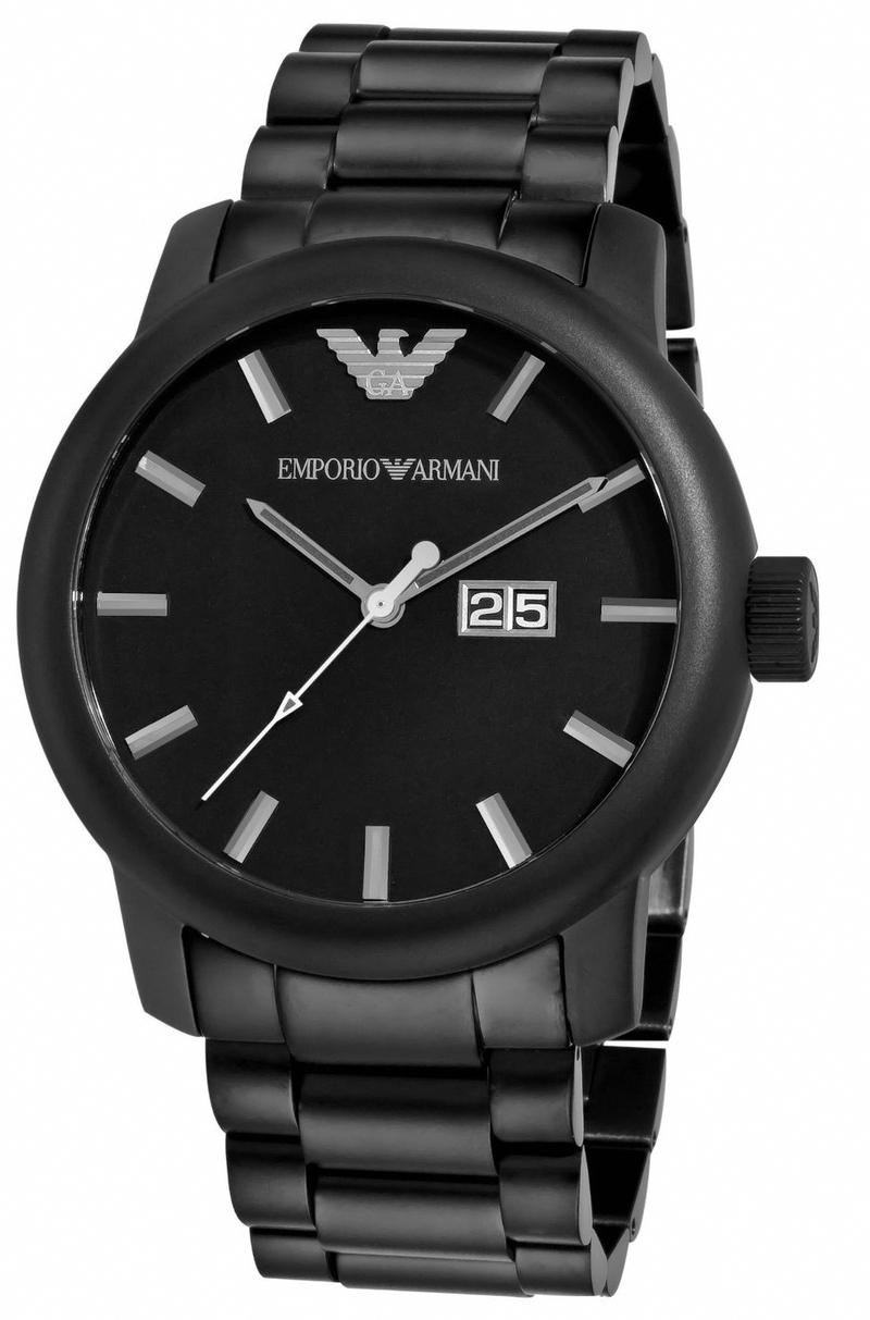 AAA 1:1 Replica Emporio-Armani Mens Watches Black Dial Quartz 45MM AR0346 Watch