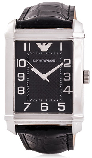 AAA 1:1 Replica Emporio-Armani Mens Watches Black Dial Quartz 33MM AR0362 Watch