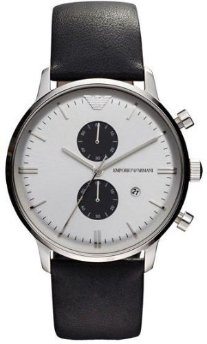 AAA 1:1 Replica Emporio-Armani Mens Watches White Dial Quartz 40MM AR0385 Watch