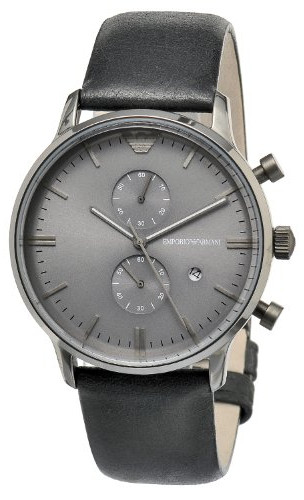 AAA 1:1 Replica Emporio-Armani-Classic Mens Watches Gray Dial Quartz 40MM AR0388 Watch