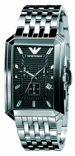 AAA 1:1 Replica Emporio-Armani-Classic Mens Watches Black Dial Quartz 48MM AR0474 Watch