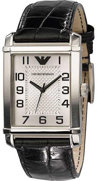 AAA 1:1 Replica Emporio-Armani-Classic Mens Watches Silver Dial Quartz 40MM AR0486 Watch