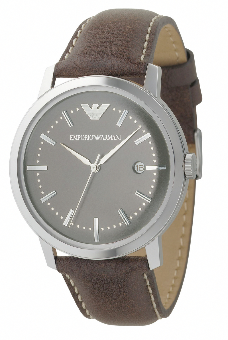 AAA 1:1 Replica Emporio-Armani Mens Watches Gray Dial Quartz 43MM AR0571 Watch