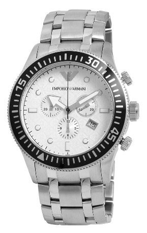 AAA 1:1 Replica Emporio-Armani-Sport Mens Watches White Dial Quartz 47MM AR0586 Watch