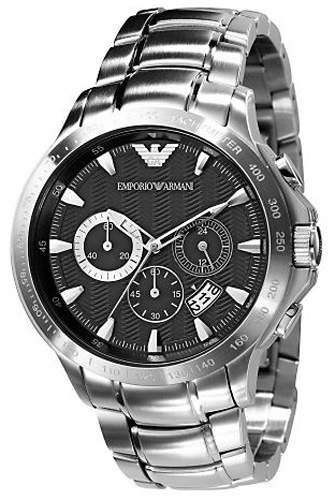 AAA 1:1 Replica Emporio-Armani-Sport Mens Watches Black Dial Chronograph 46MM AR0636 Watch
