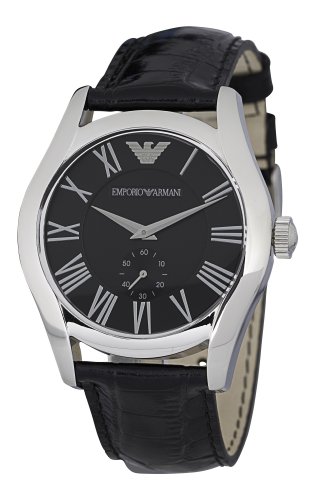 AAA 1:1 Replica Emporio-Armani-Classic Mens Watches Black Dial Quartz 43MM AR0643 Watch