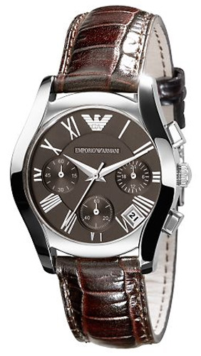 AAA 1:1 Replica Emporio-Armani-Classic Ladies Watches Brown Dial Quartz 35MM AR0672 Watch