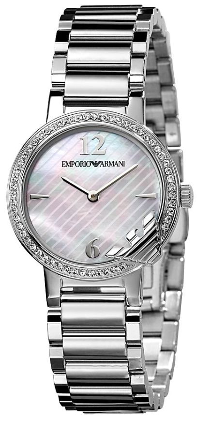 AAA 1:1 Replica Emporio-Armani-Classic Ladies Watches White Dial Quartz 30MM AR0746 Watch