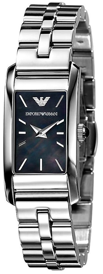 AAA 1:1 Replica Emporio-Armani Ladies Watches Black Dial Quartz 19MM AR0747 Watch