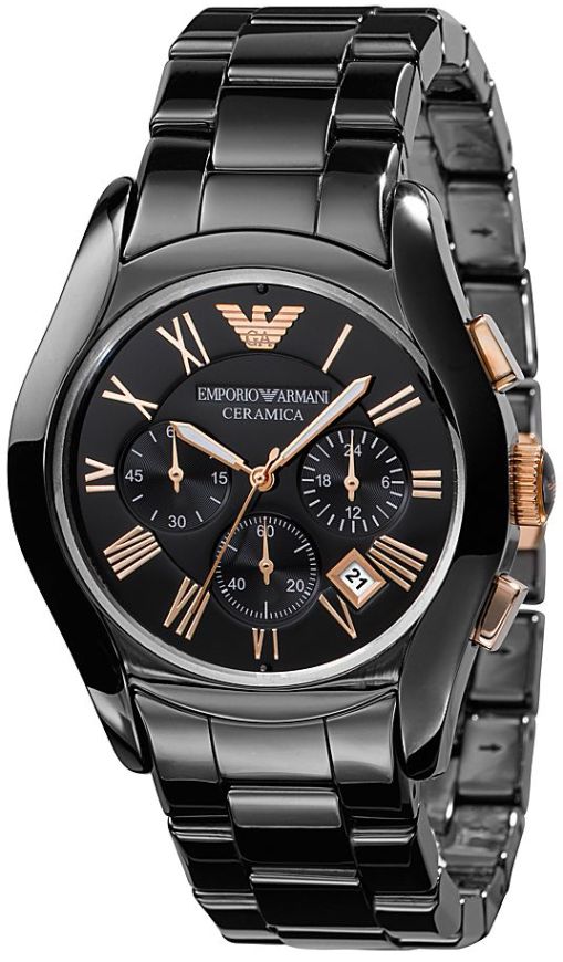 AAA 1:1 Replica Emporio-Armani Mens Watches Black Dial Quartz 42MM AR1410 Watch