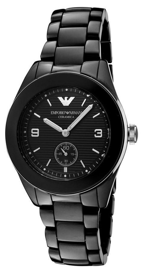 AAA 1:1 Replica Emporio-Armani Ladies Watches Black Dial Quartz 38MM AR1422 Watch