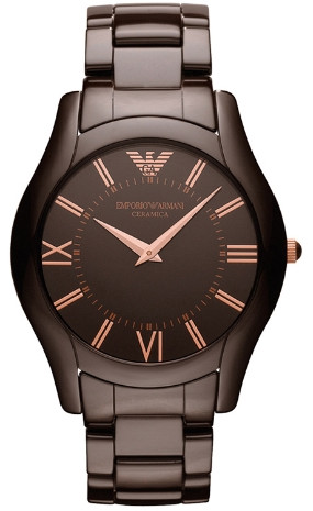 AAA 1:1 Replica Emporio-Armani Mens Watches Brown Dial Quartz 42MM AR1444 Watch