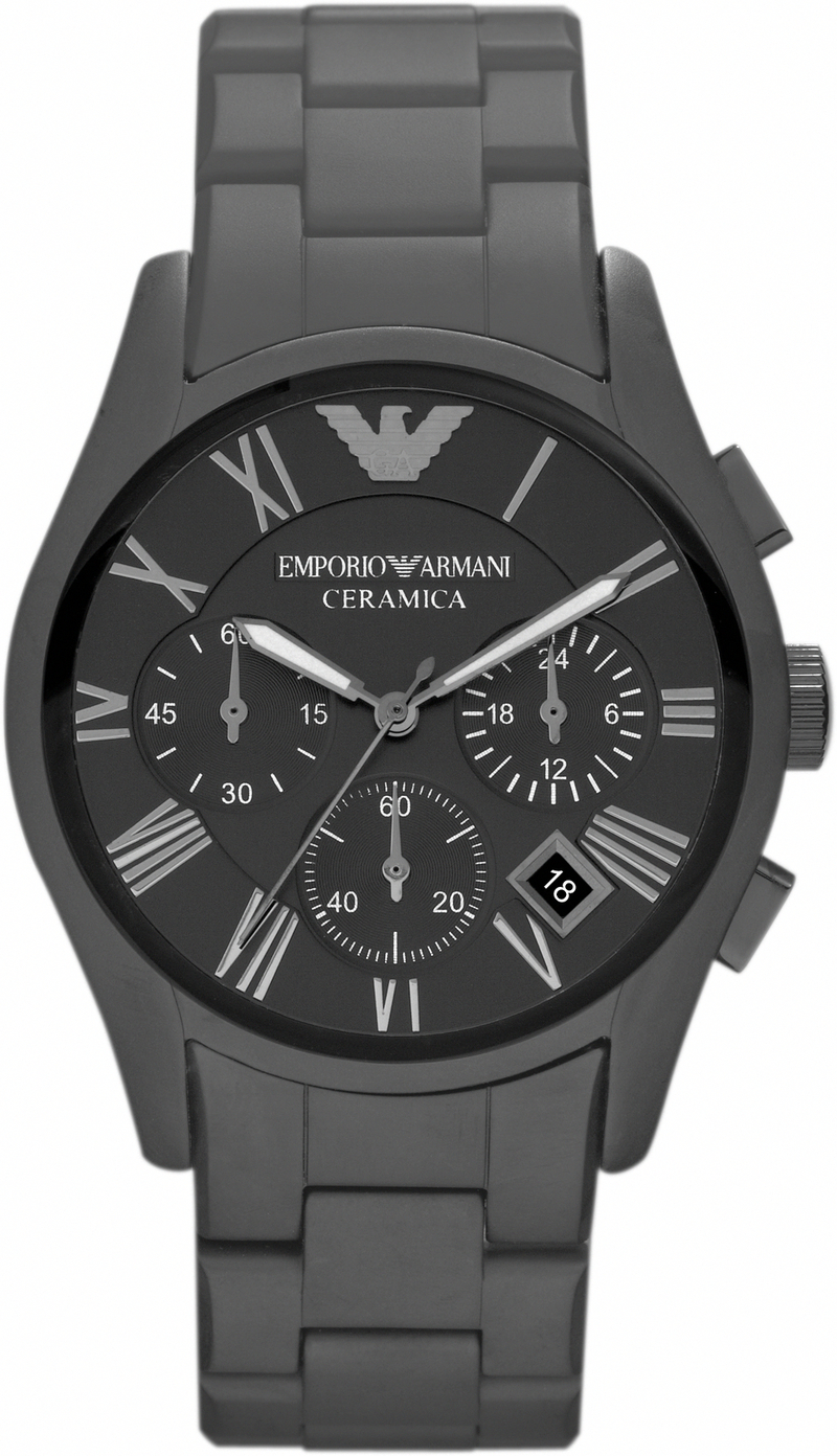 AAA 1:1 Replica Emporio-Armani-Ceramica Mens Watches Black Dial Quartz 58MM AR1457 Watch
