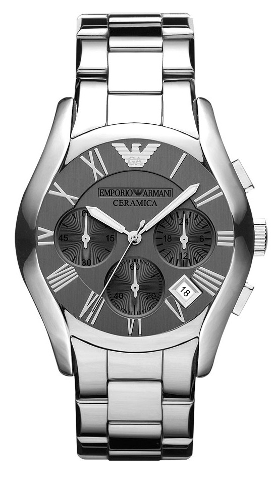 AAA 1:1 Replica Emporio-Armani Mens Watches Gray Dial Quartz 42MM AR1465 Watch