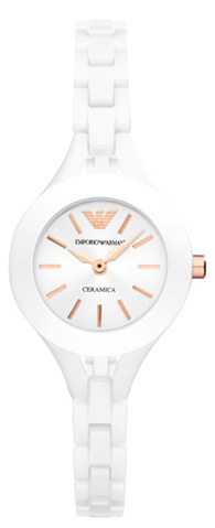 AAA 1:1 Replica Emporio-Armani-Classic Ladies Watches White Dial Quartz 26MM AR1481 Watch