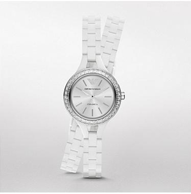 AAA 1:1 Replica Emporio-Armani-Classic Ladies Watches White Dial Quartz 26MM AR1482 Watch