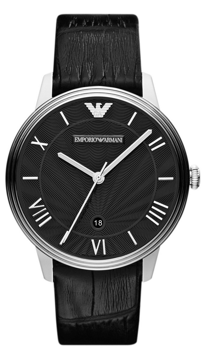 AAA 1:1 Replica Emporio-Armani Mens Watches Black Dial Quartz 41MM AR1611 Watch