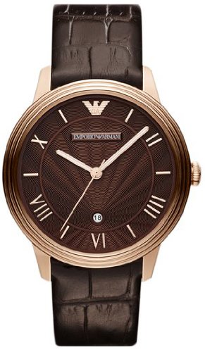 AAA 1:1 Replica Emporio-Armani Mens Watches Brown Dial Quartz 41MM AR1613 Watch