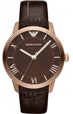 AAA 1:1 Replica Emporio-Armani Ladies Watches Brown Dial Quartz 33MM AR1619 Watch