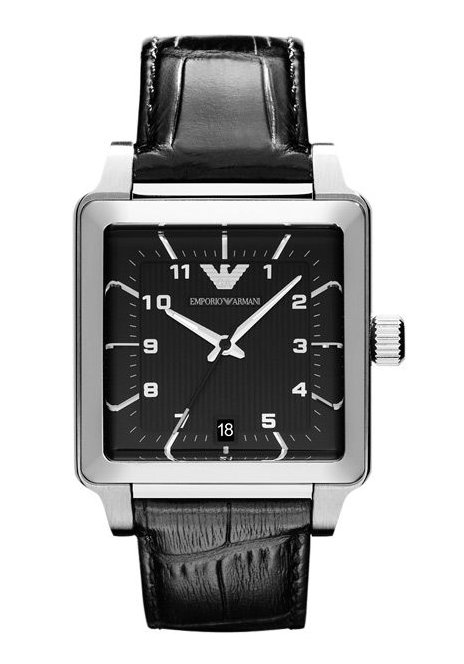 AAA 1:1 Replica Emporio-Armani-Classic Mens Watches Black Dial Quartz 49MM AR1621 Watch
