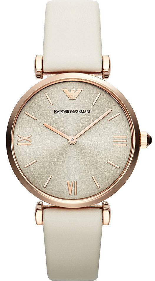 AAA 1:1 Replica Emporio-Armani-Retro Ladies Watches Beige Dial Quartz 32MM AR1769 Watch