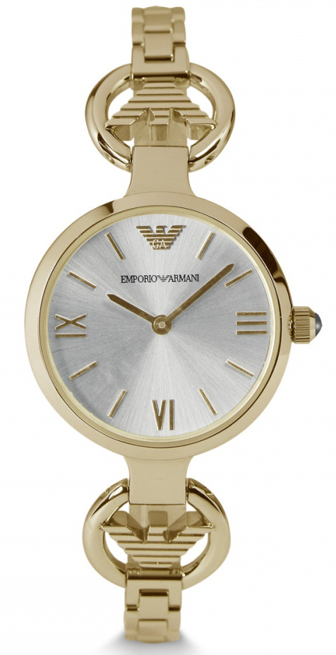 AAA 1:1 Replica Emporio-Armani-Retro Ladies Watches Silver Dial Quartz 28MM AR1774 Watch