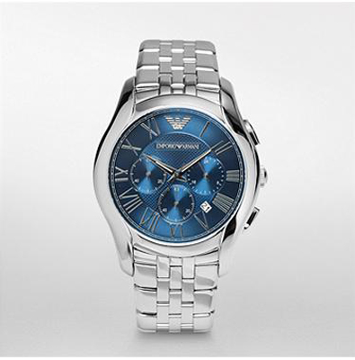 AAA 1:1 Replica Emporio-Armani-Classic Mens Watches Blue Dial Quartz 44.5MM AR1787 Watch