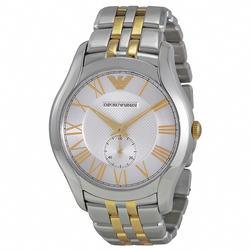 AAA 1:1 Replica Emporio-Armani-Classic Mens Watches Silver Dial Quartz 42.5MM AR1844 Watch