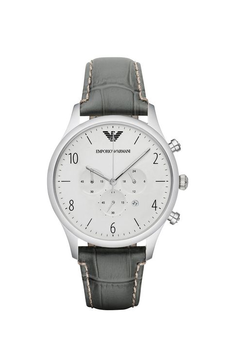 AAA 1:1 Replica Emporio-Armani-Classic Mens Watches Silver Dial Quartz 43MM AR1861 Watch