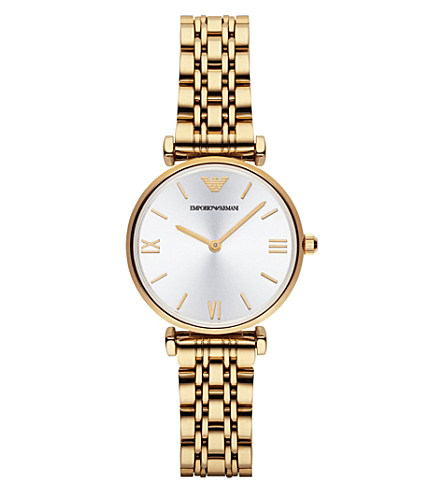 AAA 1:1 Replica Emporio-Armani-Classic Ladies Watches Silver Dial Quartz 32MM AR1877 Watch