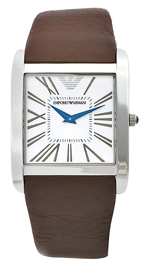 AAA 1:1 Replica Emporio-Armani Mens Watches Silver Dial Quartz 36MM AR2008 Watch