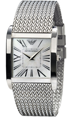 AAA 1:1 Replica Emporio-Armani Ladies Watches Silver Dial Quartz 29MM AR2015 Watch