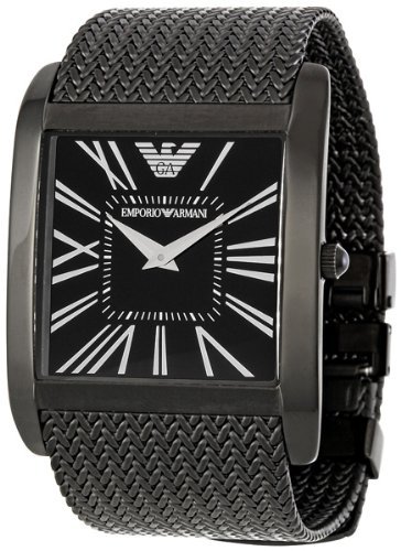 AAA 1:1 Replica Emporio-Armani Mens Watches Black Dial Quartz 36MM AR2028 Watch