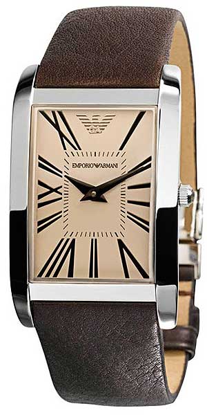 AAA 1:1 Replica Emporio-Armani-Classic Mens Watches Champagne Dial Quartz 31MM AR2032 Watch