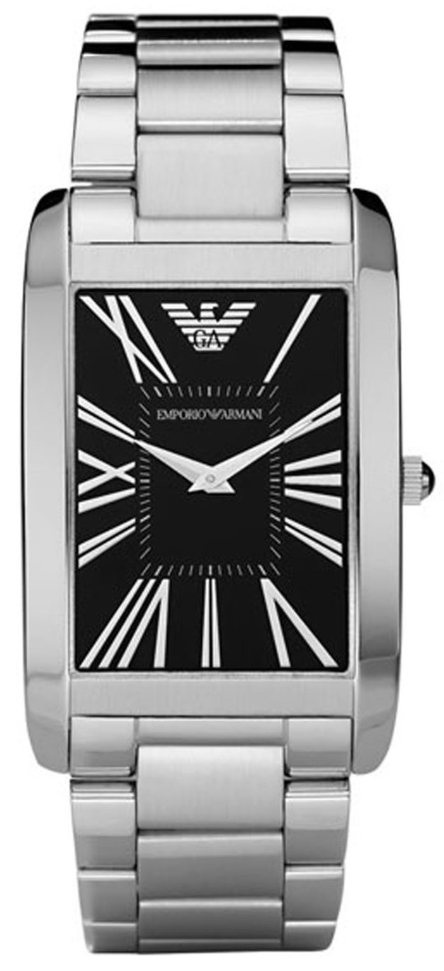 AAA 1:1 Replica Emporio-Armani Mens Watches Black Dial Quartz 33MM AR2053 Watch