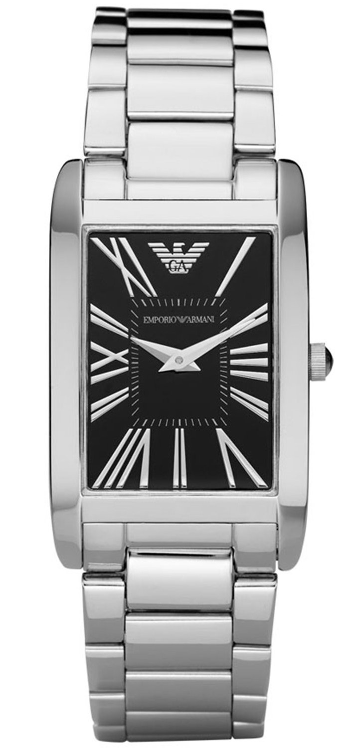 AAA 1:1 Replica Emporio-Armani Ladies Watches Black Dial Quartz 27MM AR2054 Watch