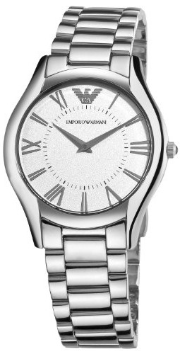 AAA 1:1 Replica Emporio-Armani Ladies Watches White Dial Quartz 37MM AR2056 Watch