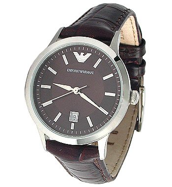AAA 1:1 Replica Emporio-Armani-Classic Ladies Watches Brown Dial Quartz 31MM AR2414 Watch
