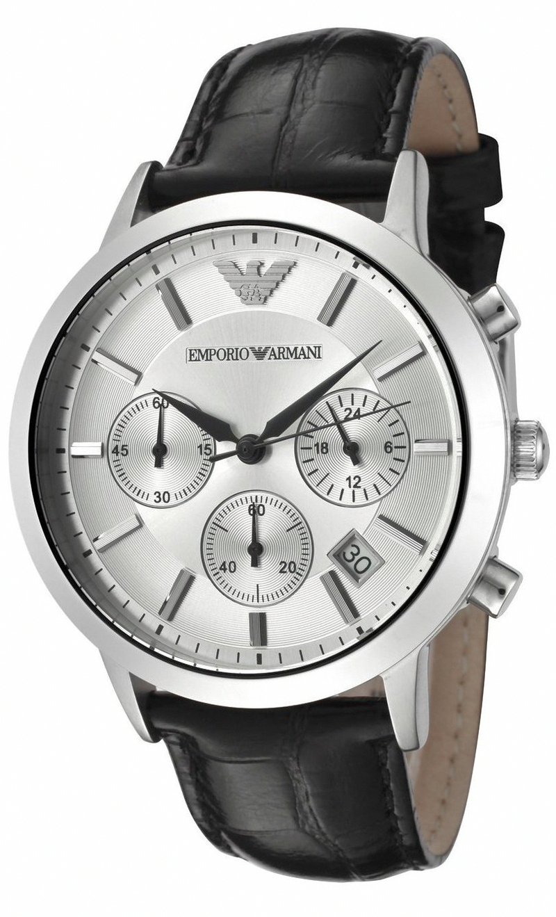 AAA 1:1 Replica Emporio-Armani Ladies Watches Silver Dial Quartz 39MM AR2436 Watch