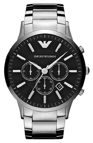 AAA 1:1 Replica Emporio-Armani Mens Watches Black Dial Quartz 58MM AR2460 Watch