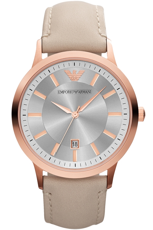 AAA 1:1 Replica Emporio-Armani Mens Watches Gray Dial Quartz 38MM AR2466 Watch