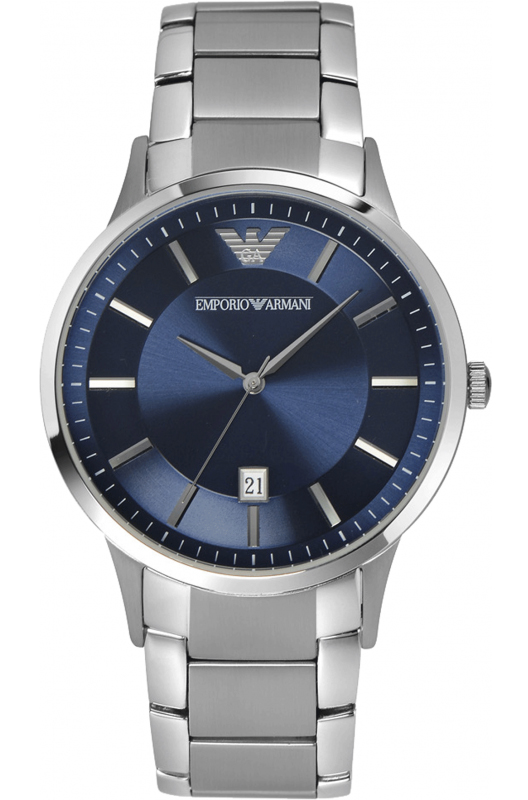 AAA 1:1 Replica Emporio-Armani-Classic Mens Watches Blue Dial Quartz 43MM AR2477 Watch