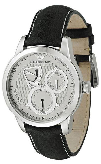 AAA 1:1 Replica Emporio-Armani Mens Watches Silver Dial Automatic Self-wind 43.5MM AR4607 Watch