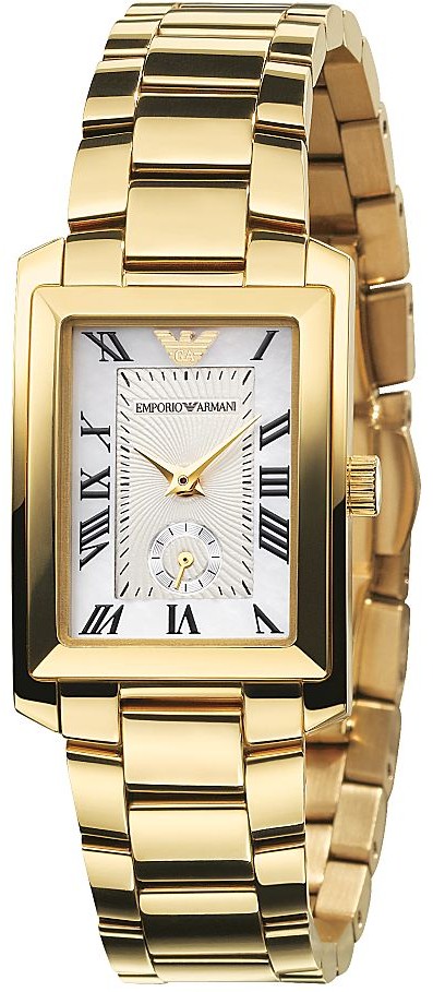 AAA 1:1 Replica Emporio-Armani Ladies Watches White Dial Quartz 22.5MM AR5711 Watch