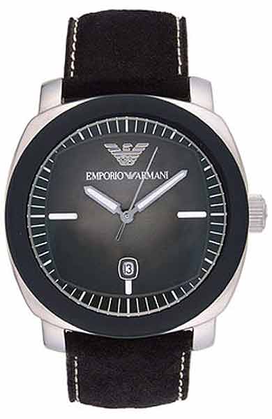 AAA 1:1 Replica Emporio-Armani-Classic Mens Watches Black Dial Quartz AR5828 Watch
