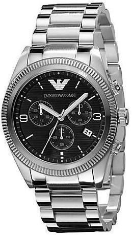AAA 1:1 Replica Emporio-Armani Mens Watches Black Dial Quartz 41MM AR5897 Watch
