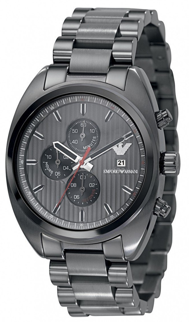 AAA 1:1 Replica Emporio-Armani Mens Watches Black Dial Quartz 43MM AR5913 Watch