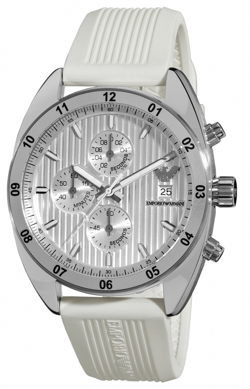 AAA 1:1 Replica Emporio-Armani Mens Watches Silver Dial Quartz 43MM AR5929 Watch